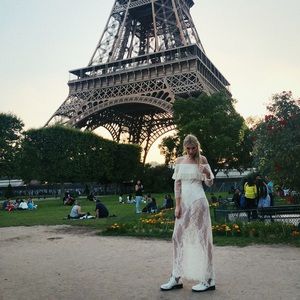 Nasty Gal Lace Bodysuit Dress